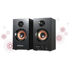 Акустическая 2.0 система Defender Aurora S20 20 Вт, деревянный корпус, 220В 
